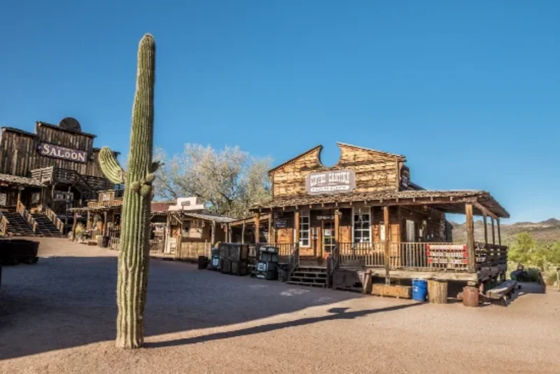 Città di Goldfield Ghost vicino a Phoenix, Arizona