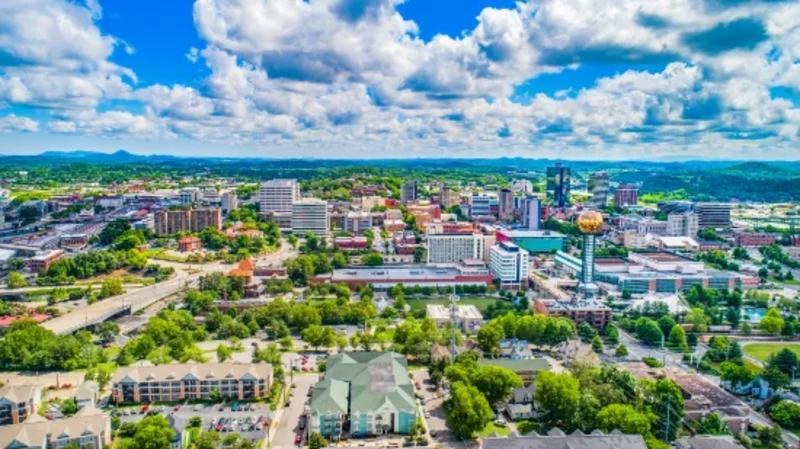 Downtown Knoxville, Tennessee, Usa