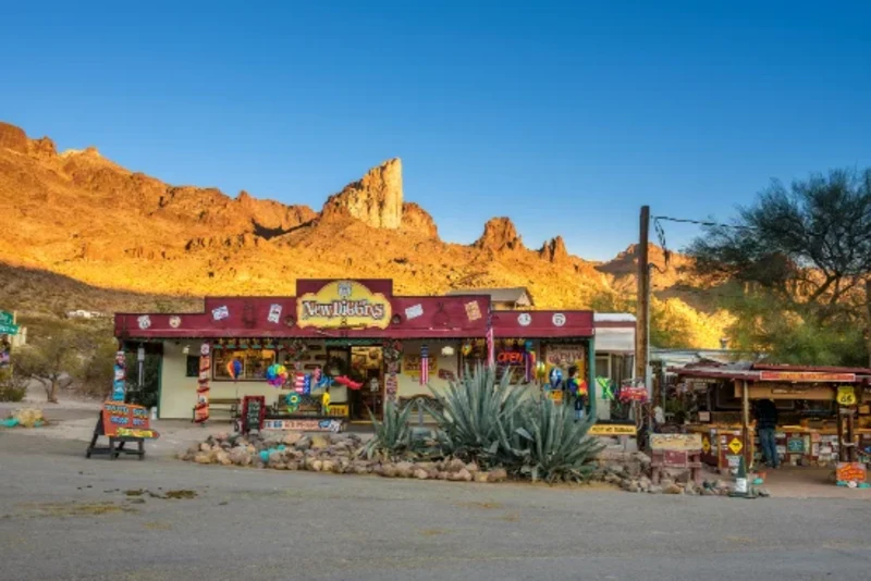 Negozio ad Oatman sulla storica Route 66, Arizona - USA