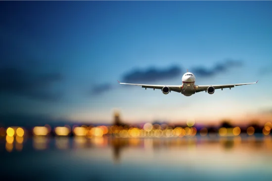 Volo verso gli Stati Uniti