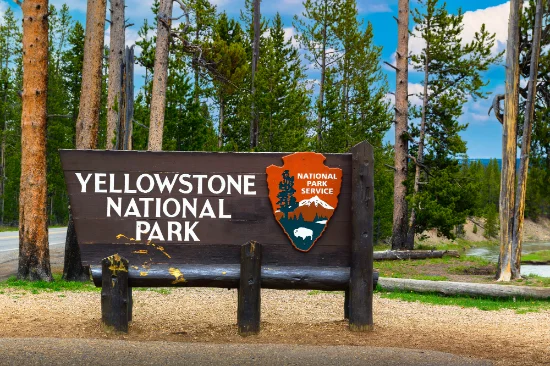 Yellowstone National Park negli Stati Uniti