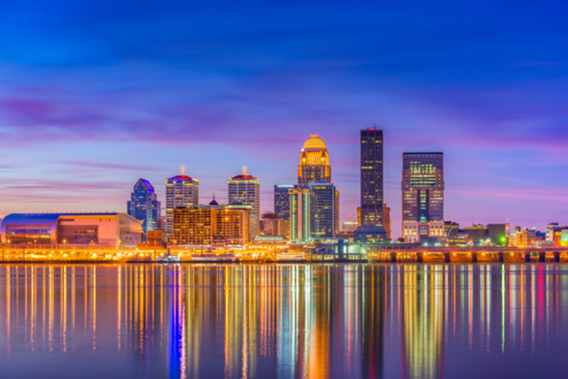 Louisville, Kentucky, USA Skyline