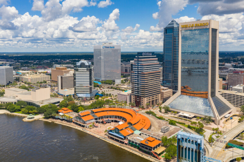 Downtown Jacksonville, Florida, USA